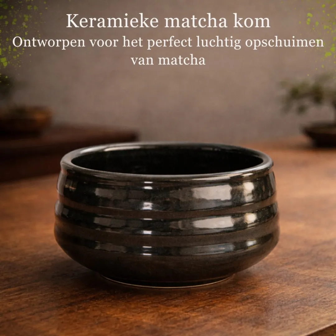Tokyo Design Studio Matcha Set 4-delig - Zwart