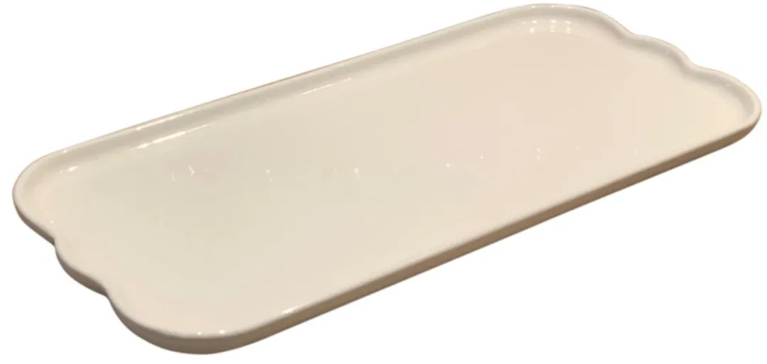 Emile Henry Madeleine Serveerschaal 028853 - Crème