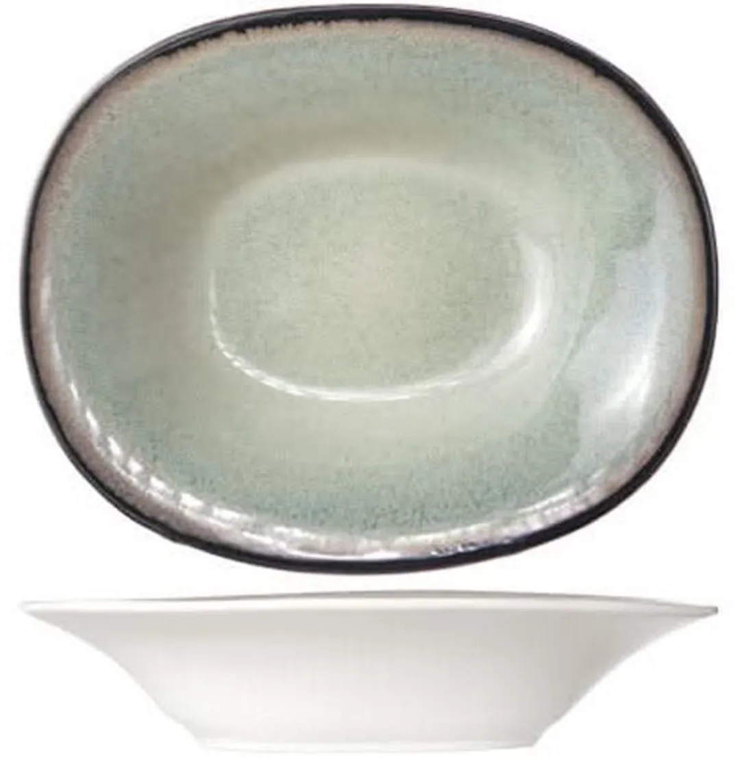 Cosy&Trendy Diepe Bord Fez Groen - 4 Stuks 18x22cm