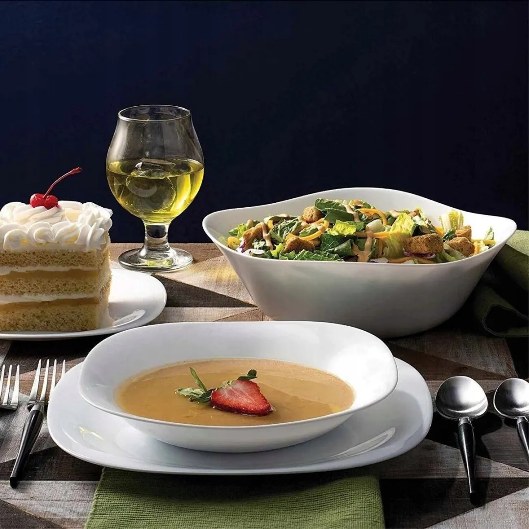 Bormioli Rocco Parma Serviesset 18-delig - Opaalglas - 6 Personen