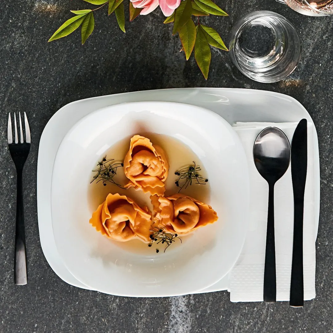 Bormioli Rocco Parma Serviesset 18-delig - Opaalglas - 6 Personen