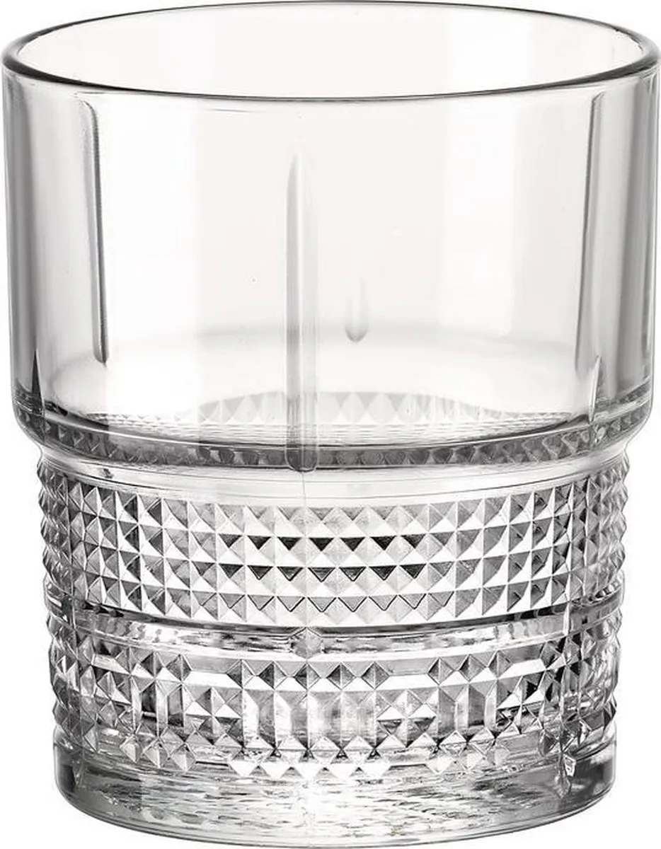Bormioli Rocco Novecento Whiskyservies 7-delig - 0.37l - Transparant