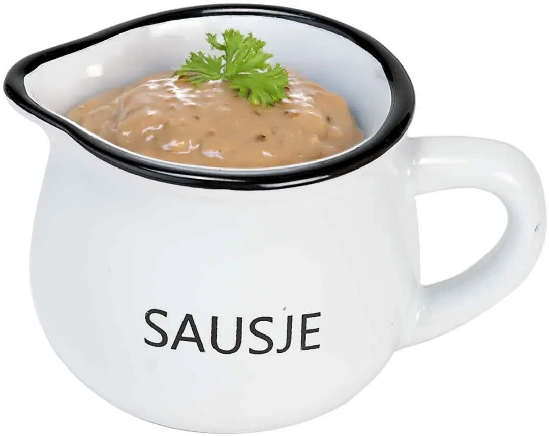 Cosy&Trendy Saus Schenkkannetje - 2 Stuks - Porselein - 170ml