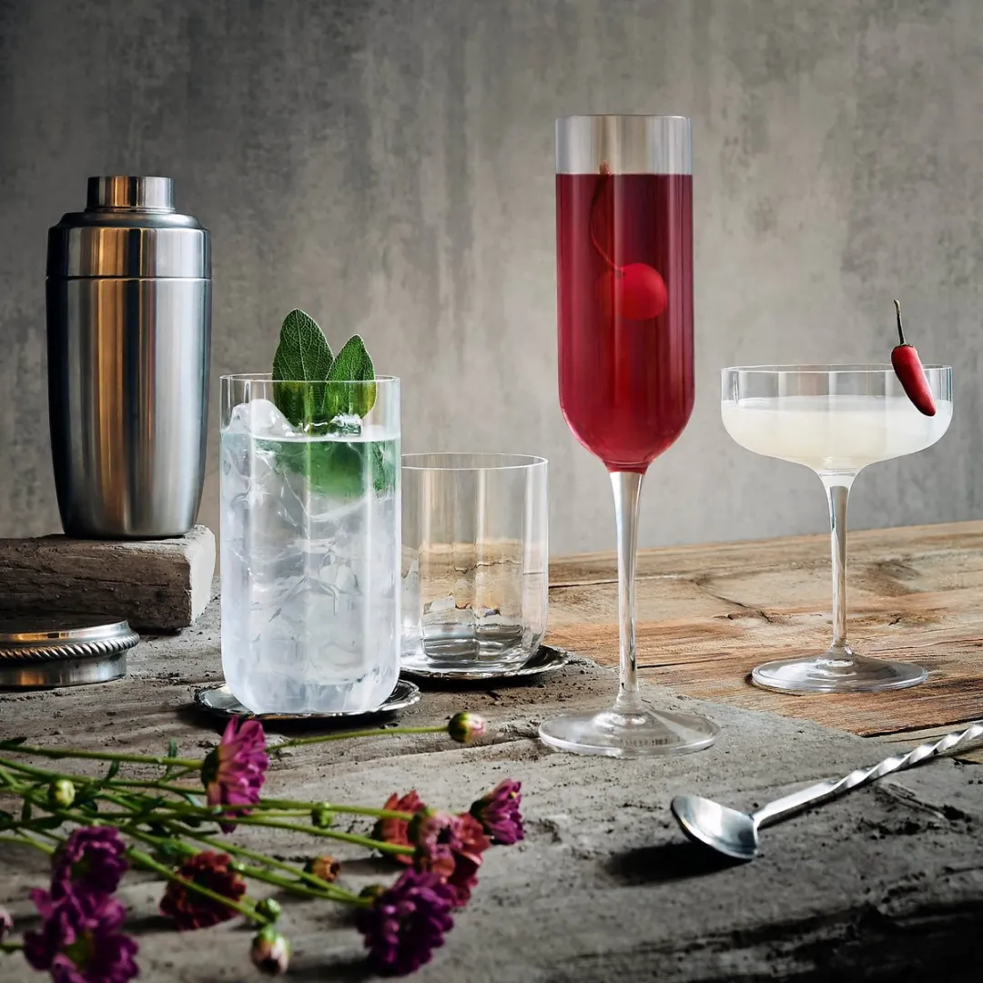 Luigi Bormioli Mixology Jazz Champagneglas 21cl - 4 Stuks