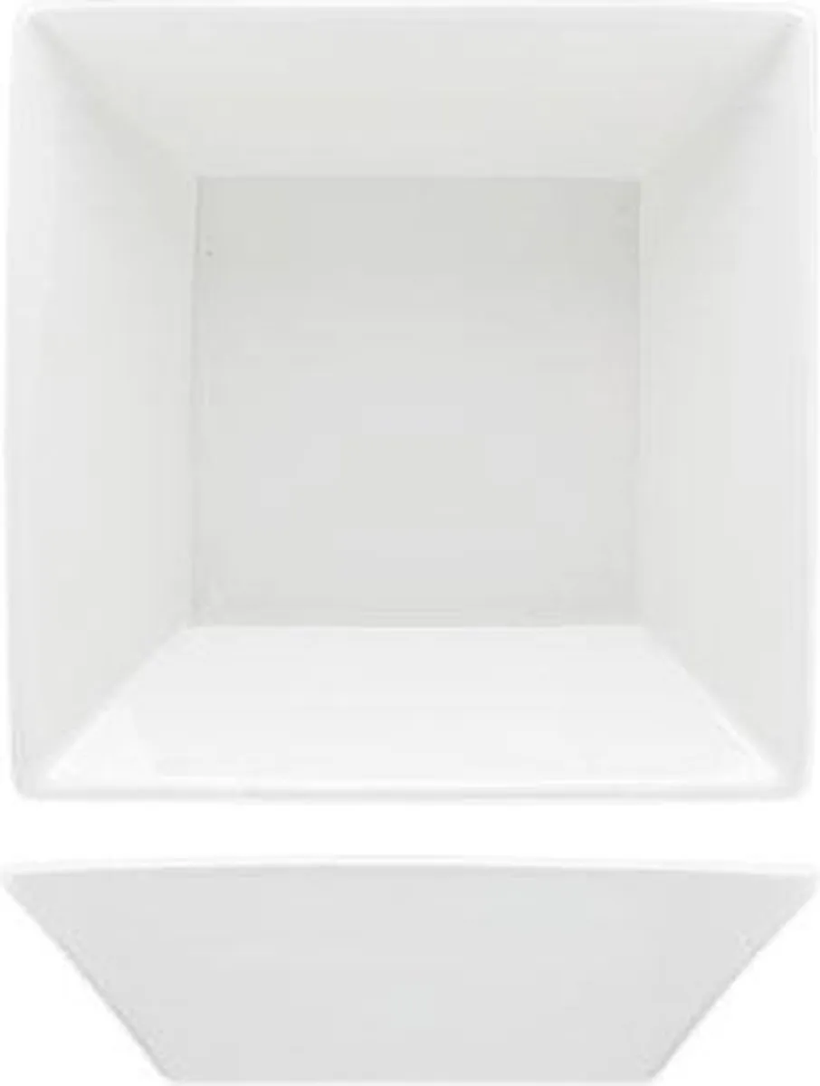 Cosy&Trendy Julietta Diep Bord 20x20x5,5cm - Wit