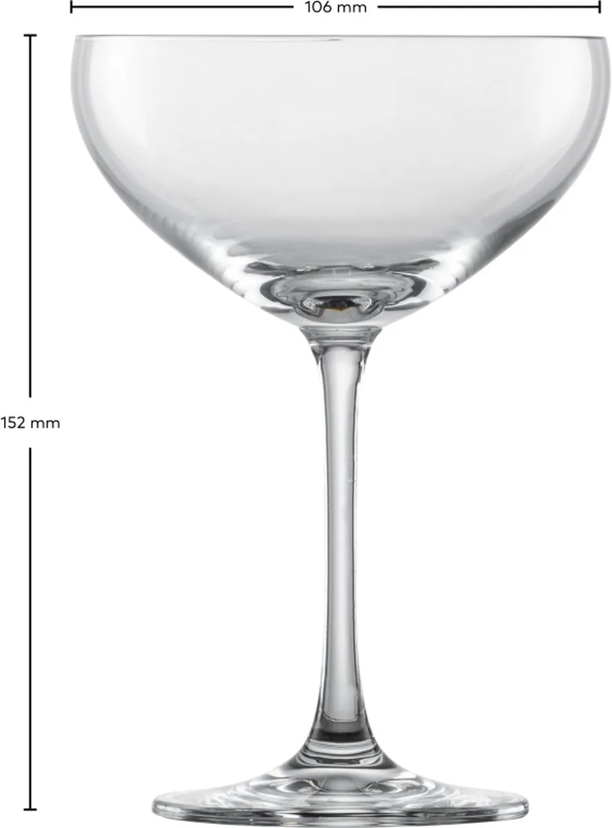 Schott Zwiesel Bar Special Champagnecoupe 281ml - 4 Stuks