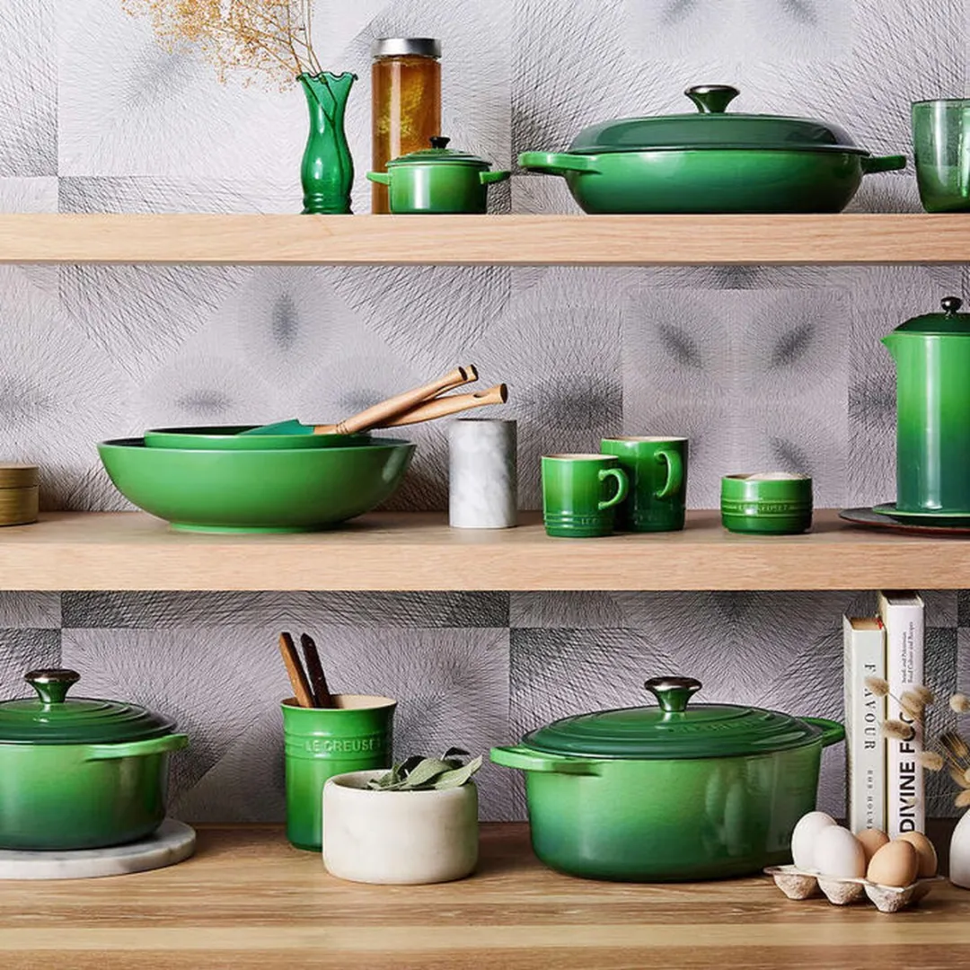 Le Creuset Eierdopje Bamboo - Groen