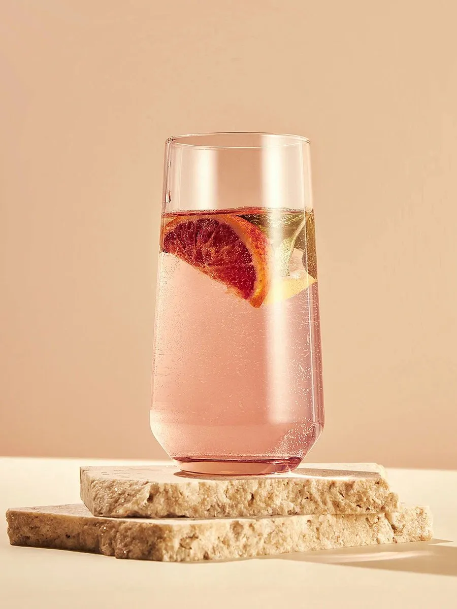 Pasabahce Allegra Roze Longdrinkglazen