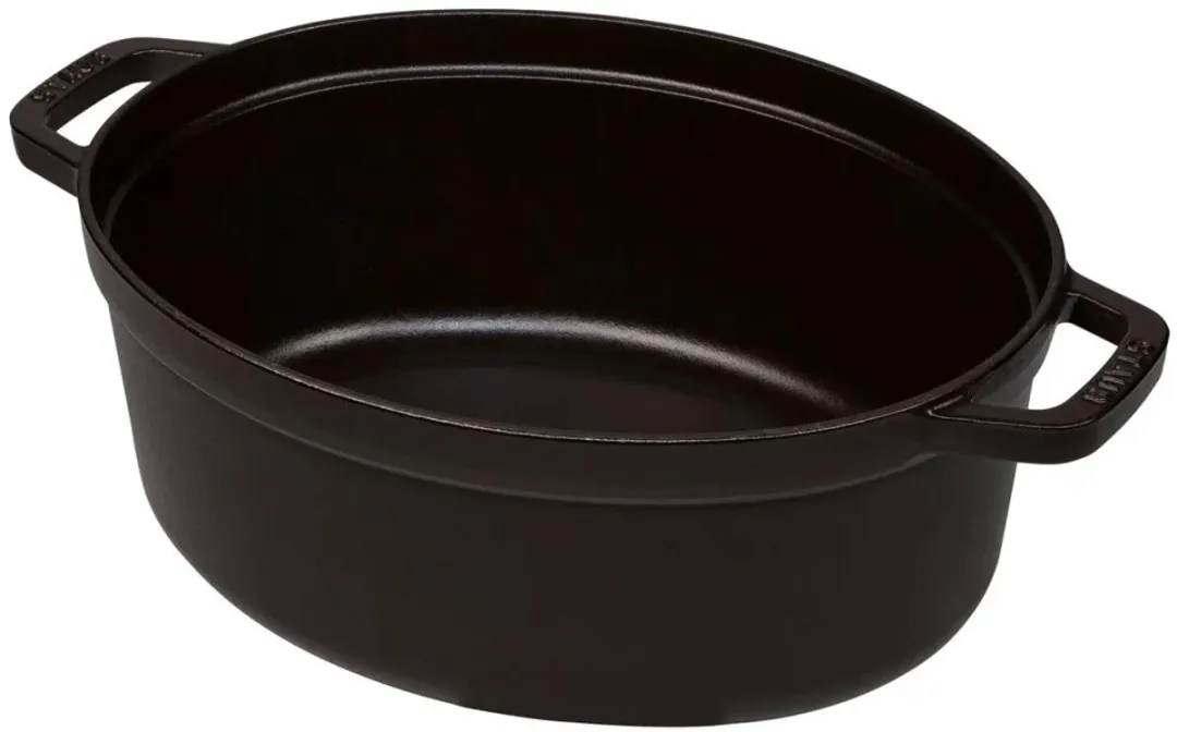 Staub Ovale Braadpan 5.5L - Ø31cm - Zwart
