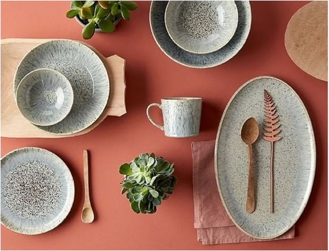Denby Halo Speckle Coupe Dinerbord 26cm