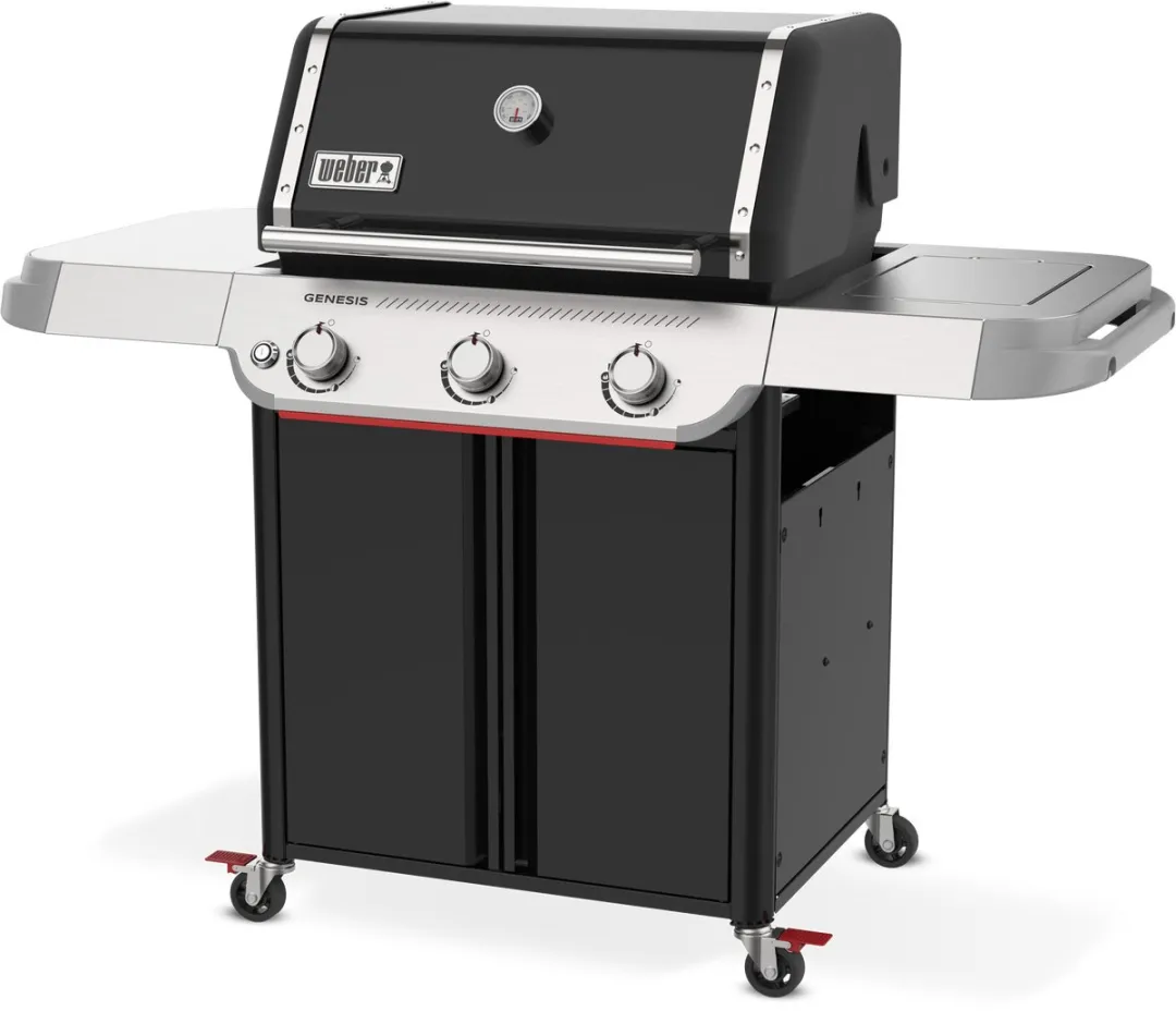 Weber Genesis E-315W Gasbarbecue - 3 Branders - 12 Hamburgers - Zwart