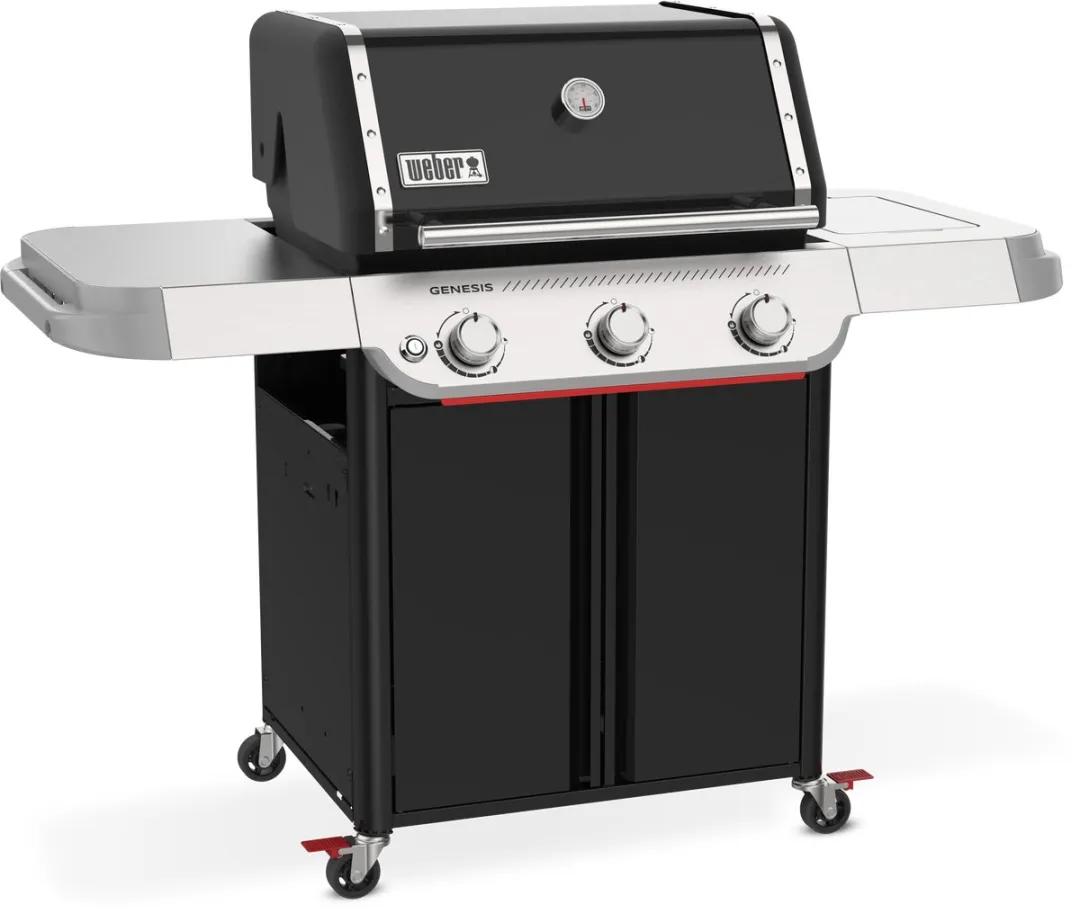 Weber Genesis E-315W Gasbarbecue - 3 Branders - 12 Hamburgers - Zwart