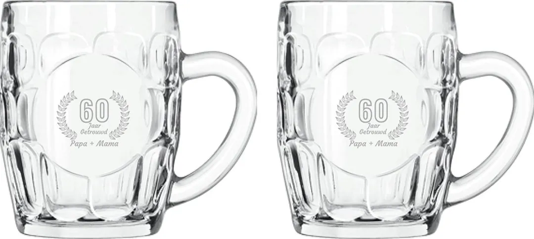 Libbey Gegraveerde Bierpullen 55cl