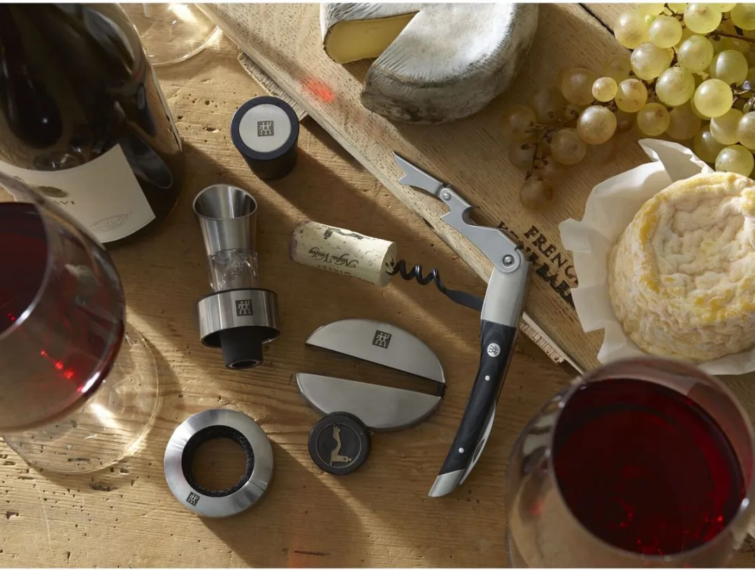 Zwilling kelnersmes 3-in-1 – RVS – Zwarte Micarta handgreep