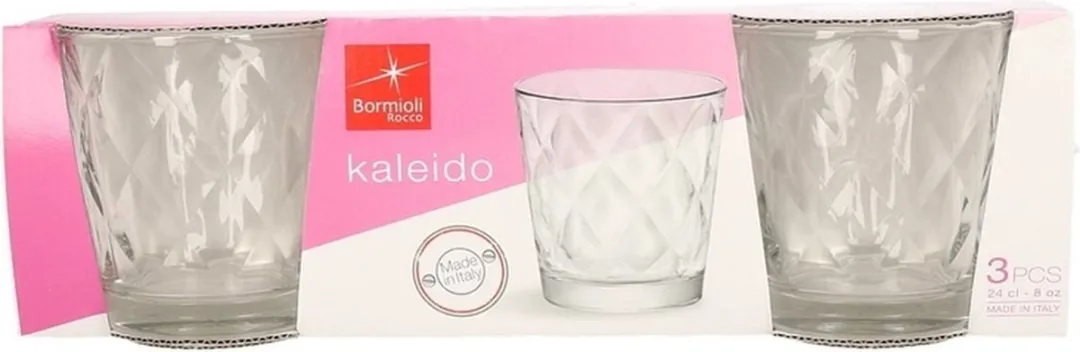 Bormioli Rocco Kaleido Waterglazen - 6 Stuks 240ml
