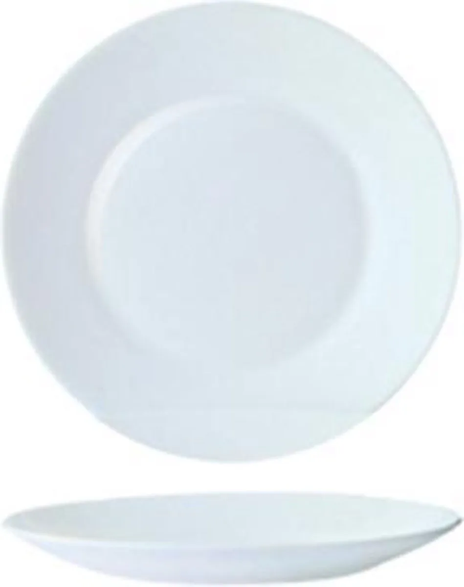 Arcoroc Restaurant Bord 15,5cm - Gehard glas - Wit - 6 Stuks