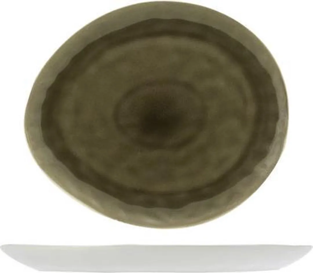 Cosy&Trendy Gebaksbordje Spirit Olive 15x11cm