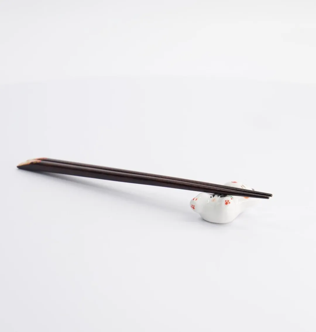 Tokyo Design Studio Lucky Cat E Eetstokjes - Donker hout