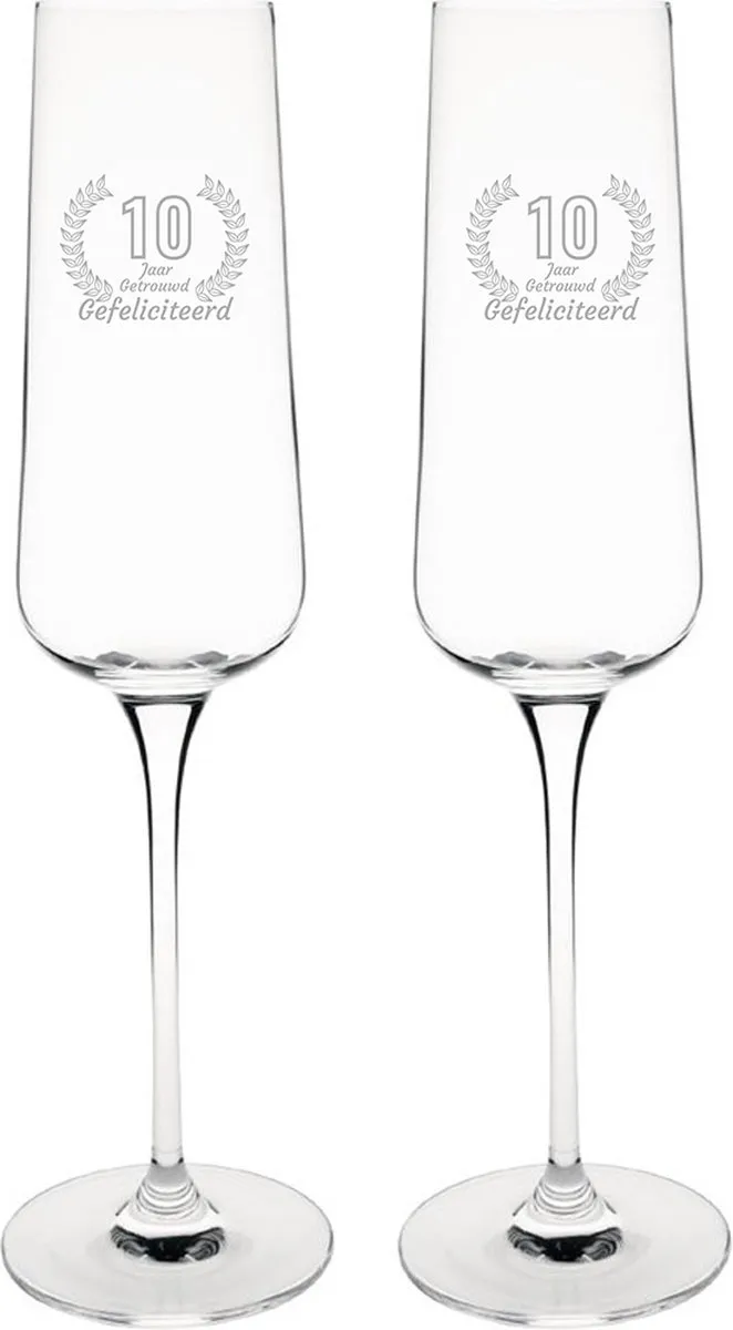 Olympia Gegraveerde Champagneglazen 27cl