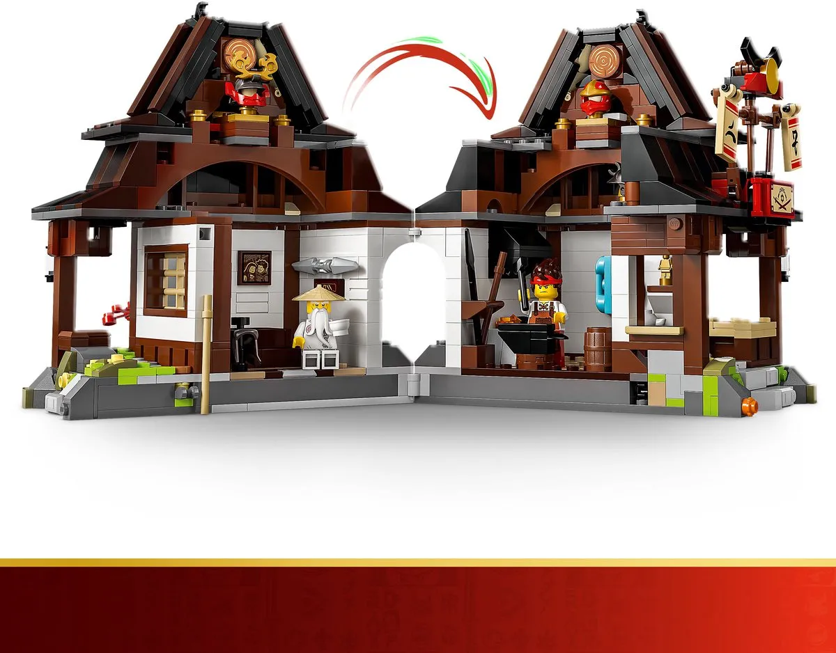 LEGO Ninjago Smederij De Vier Wapens 71858 - 1259 Stukken - 5 Minifiguren