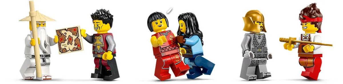 LEGO Ninjago Smederij De Vier Wapens 71858 - 1259 Stukken - 5 Minifiguren