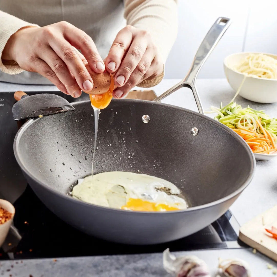 Demeyere Alu Pro Wok 30cm - 3L - Zwart