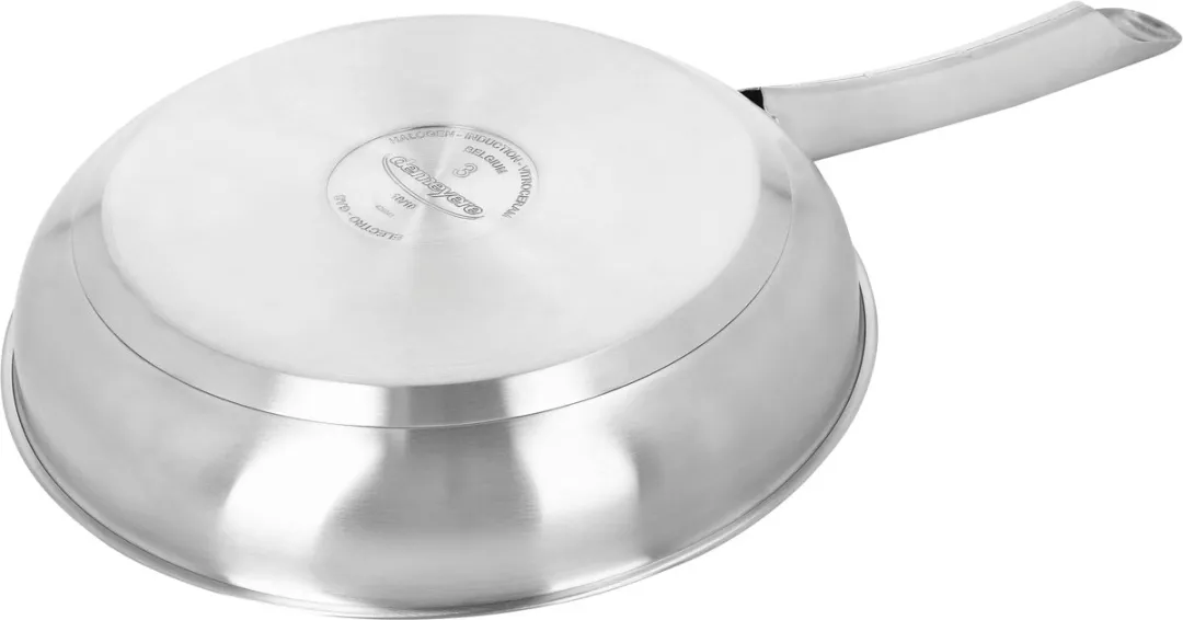 Demeyere Bistro 3 Koekenpan 28cm - Inductie - Zilver