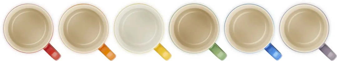 Le Creuset Regenboog Mokken 200ml - 6 Stuks