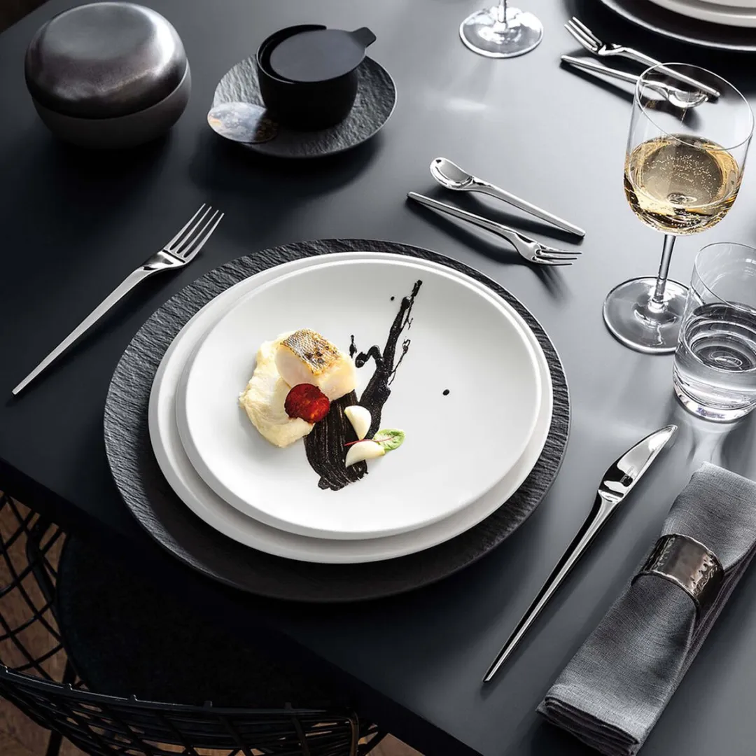Villeroy & Boch NewMoon Ontbijtbord 24cm - Wit - afbeelding 6 van 6