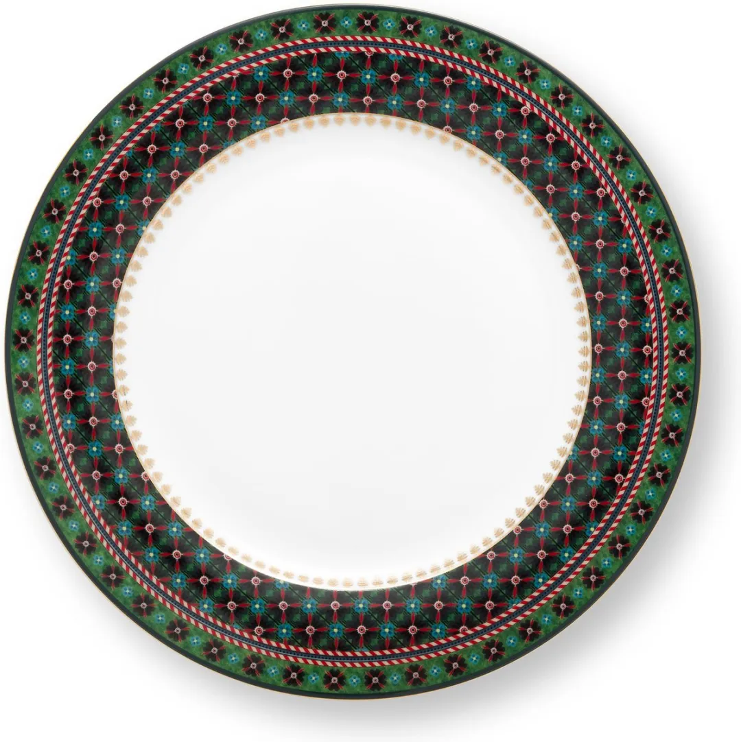 Pip Studio Berry Blues Clover Green Dinerbord 26.5cm