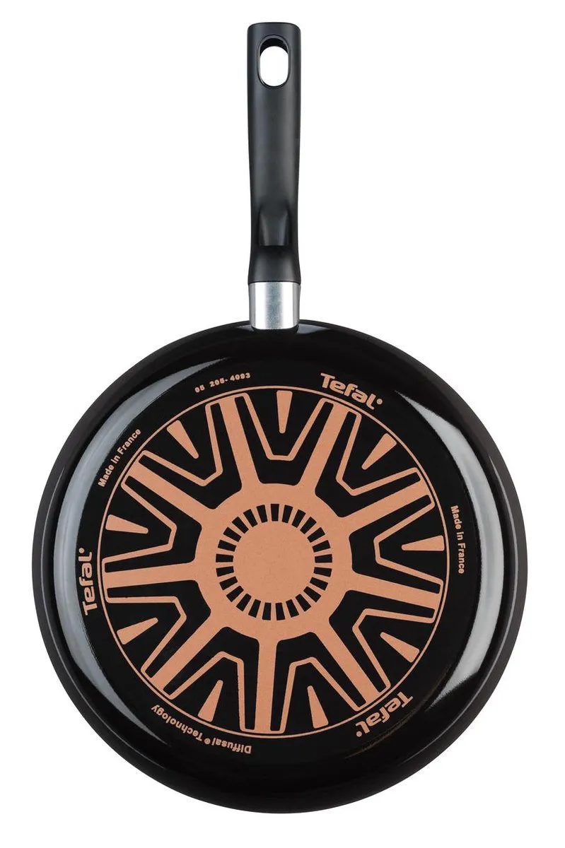 Tefal Ceramic Control D44204 Koekenpan 24cm - Zwart