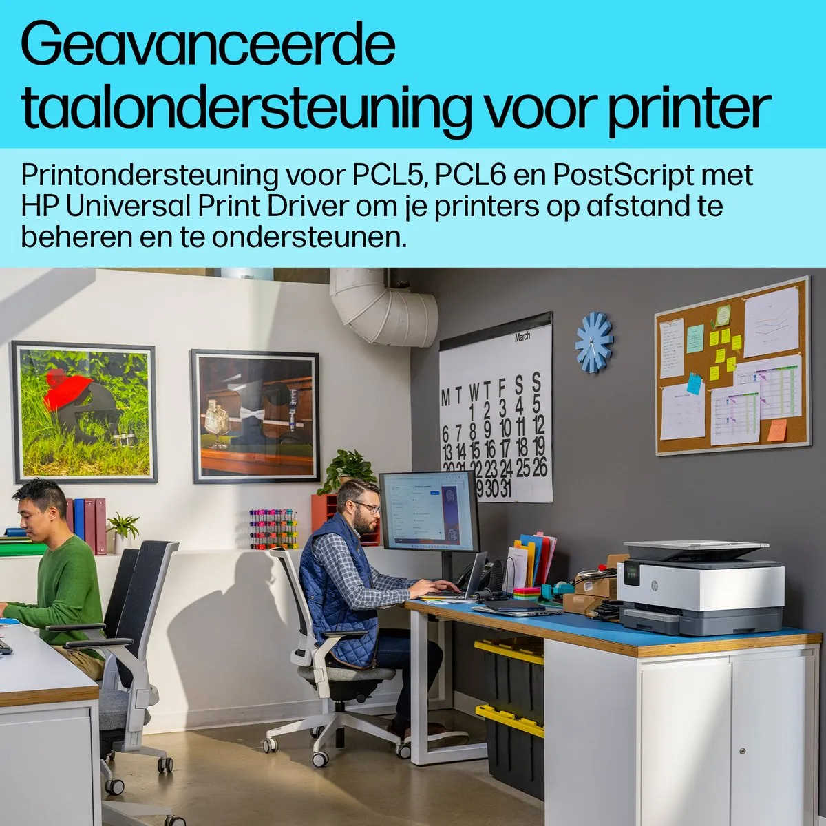HP OfficeJet Pro 9120b All-in-One Printer - 250 Vel - Grijs