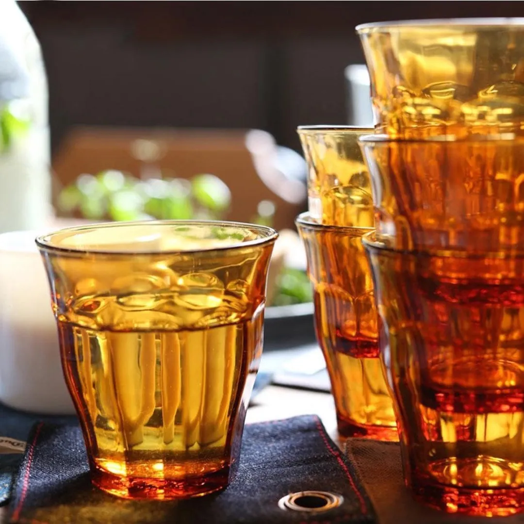 Duralex Picardie Bekerglazen 25cl - 6 Stuks - Amber