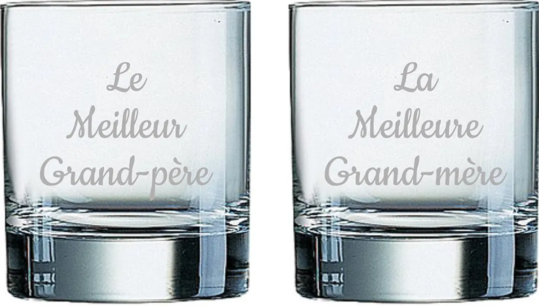 Arcoroc Whiskeyglas Gegraveerd 20cl