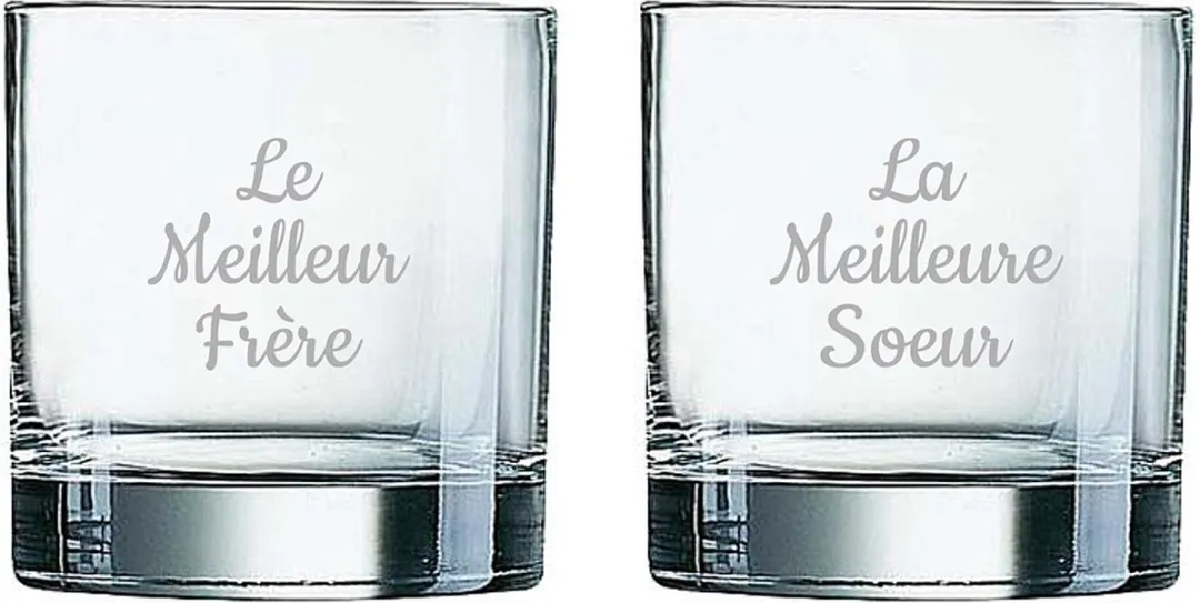 Arcoroc Whiskeyglas Gegraveerd 38cl