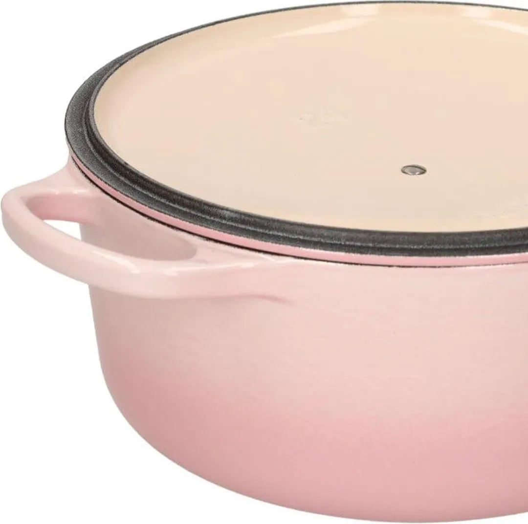 Le Creuset Signature Braadpan 24cm - Shell Pink