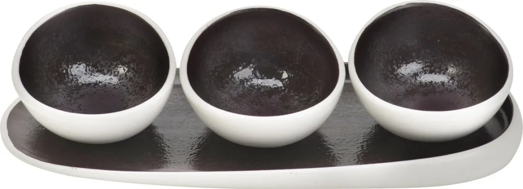 Cosy&Trendy Borrelset Aubergina 38,5x14,5cm