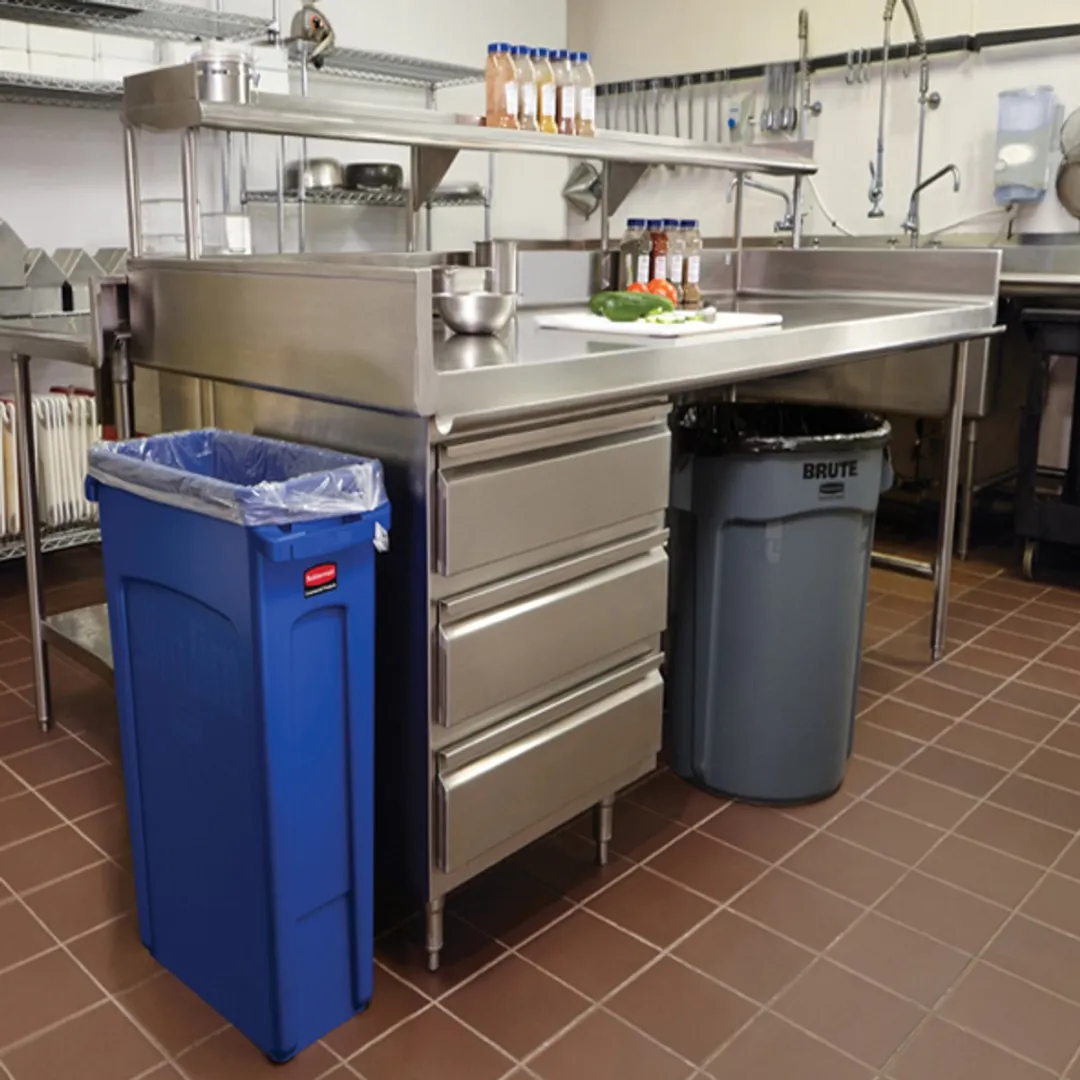 Rubbermaid Brute Container 75,7L - Geel