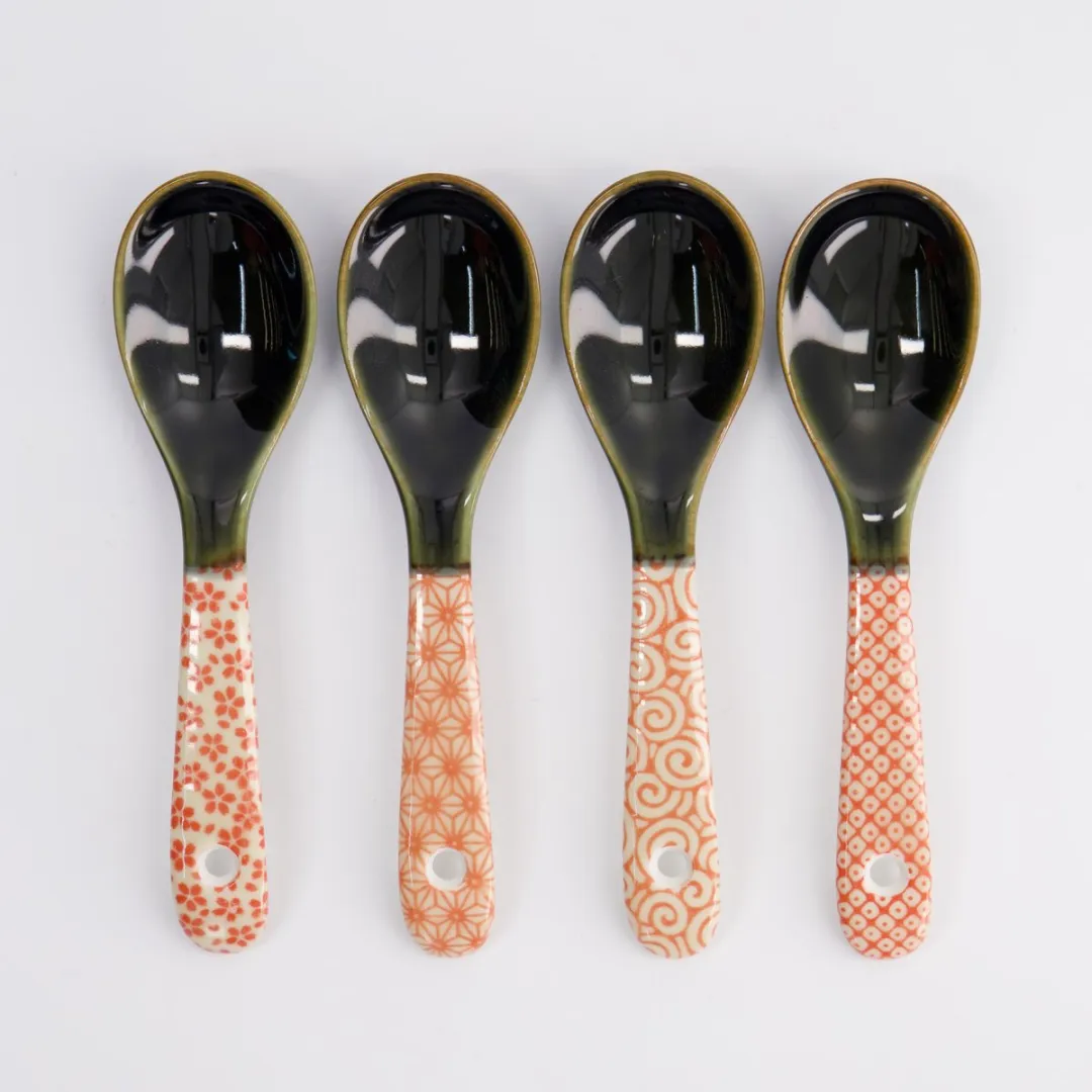 Tokyo Design Studio Ramen Lepelset 4-delig 12.5cm