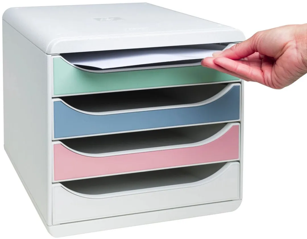 Exacompta Ladenbox Big Box 4 Lades - Geassorteerd