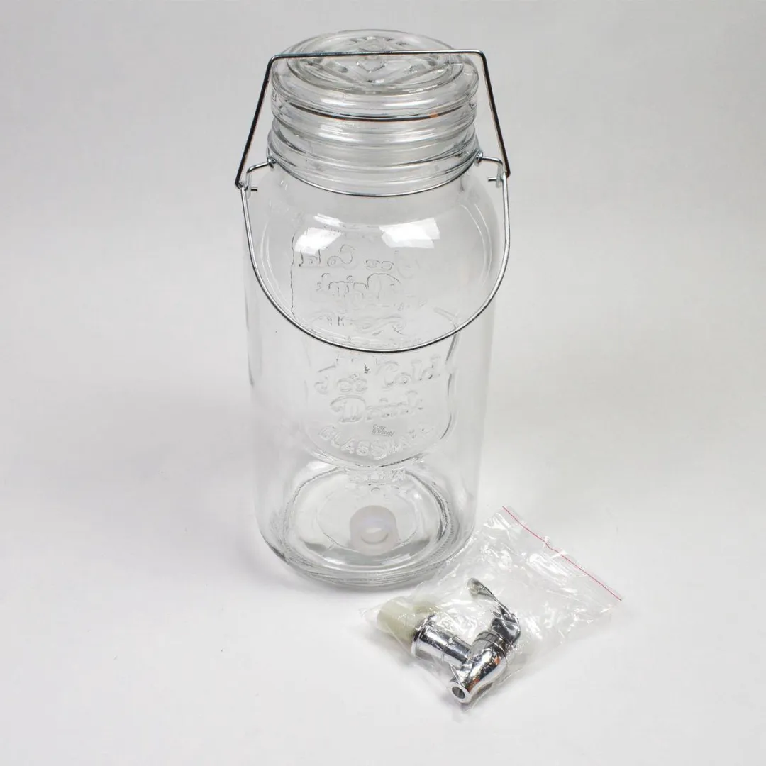 Cosy&Trendy Sapdispenser Glas 3,75L - Transparant
