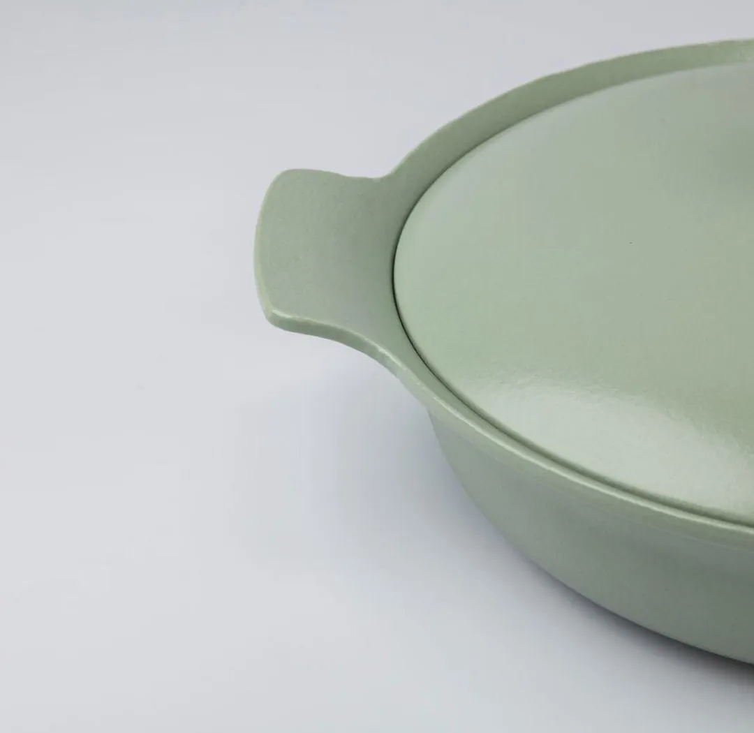 BergHOFF Ron Sauteerpan Gietijzer 28cm - Groen