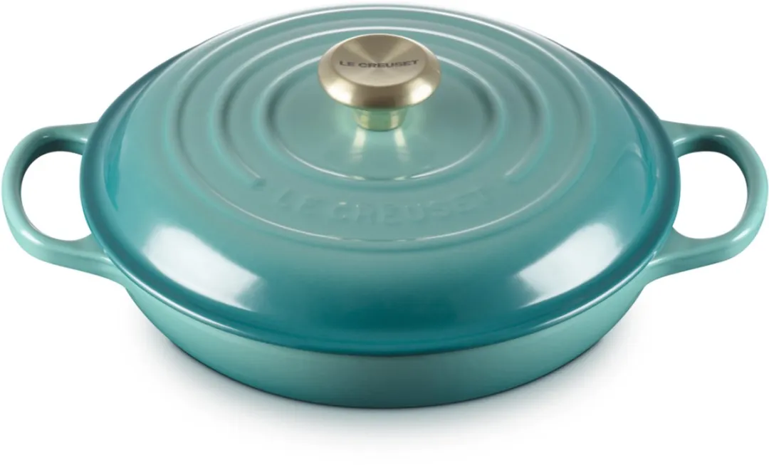 Le Creuset Braadpan Campagnard Ø26cm - Gietijzer - Blauw