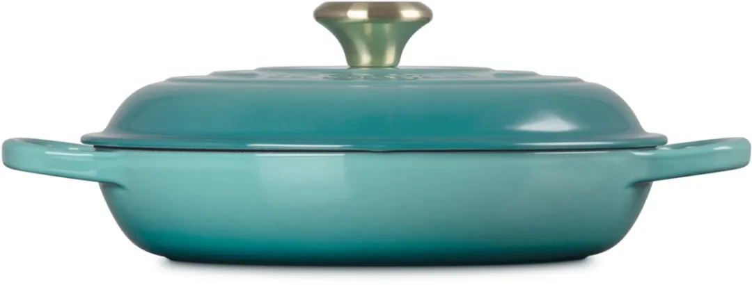 Le Creuset Braadpan Campagnard Ø26cm - Gietijzer - Blauw