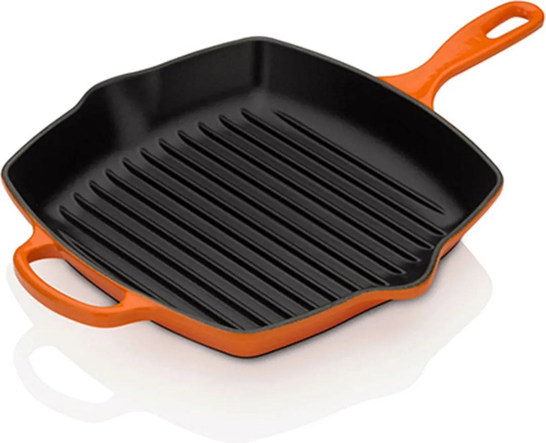 Le Creuset Grillpan Signature Oranjerood 26cm