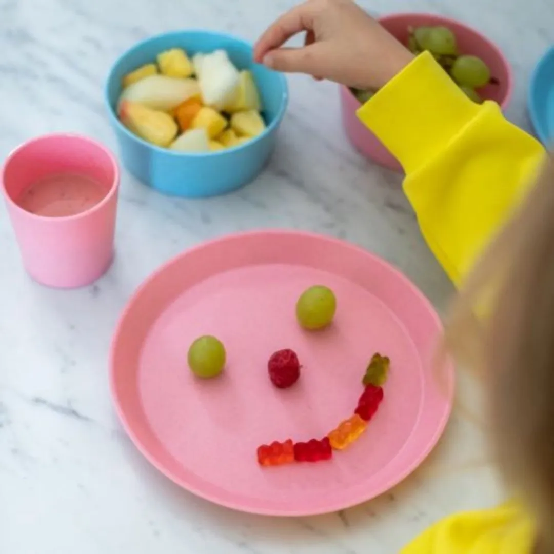 Koziol Connect Plate Organic Rond Bord 20.5cm - Roze