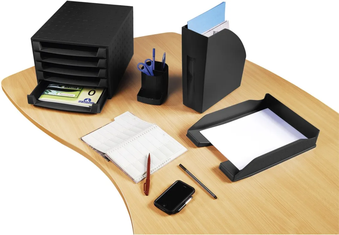 Exacompta THE BOX Ladenbox 221014D - 5 Vakken - Zwart