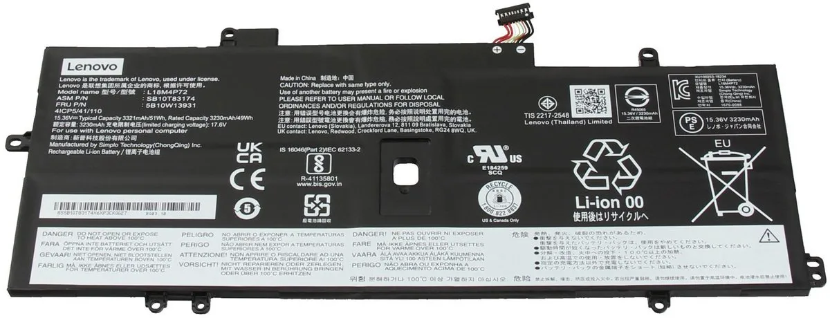 Lenovo SB10T83174 Accu