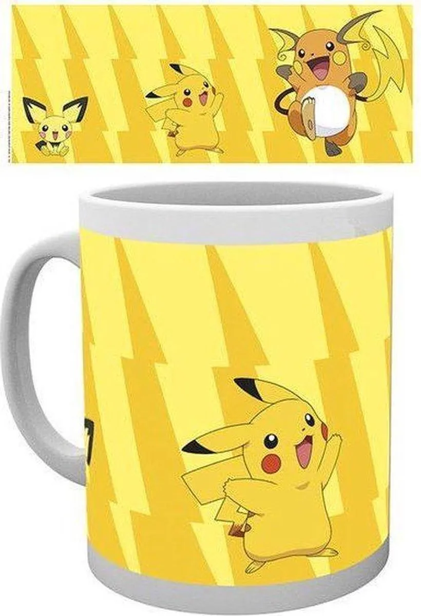Pokémon Pikachu Evolution Mok 325ml - MG0189