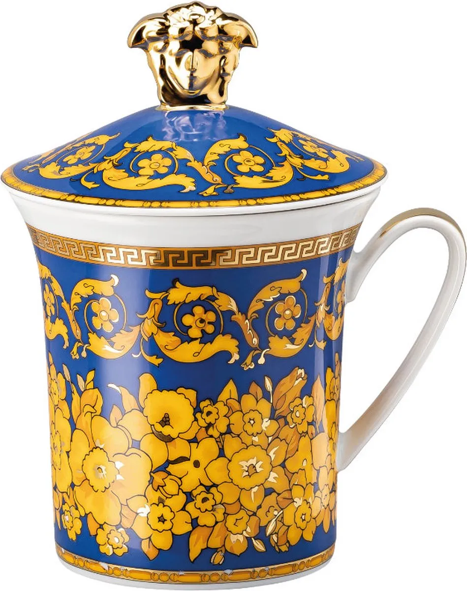 Rosenthal Versace Floralia Mok met deksel